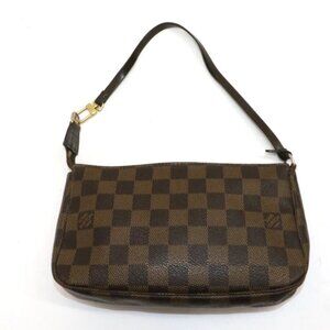 Louis Vuitton Damier Ebene Pochette - Brown *Read*